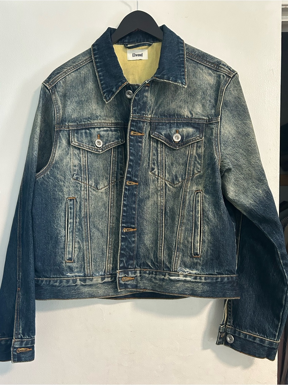 Elwood Garage Denim Trucker Jacket